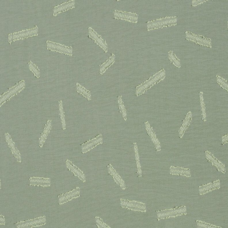 Jacquard dobby ränder – khaki, image number 1