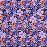 softsweat blommor digitaltryck – nattblå/lila,  thumbnail number 1