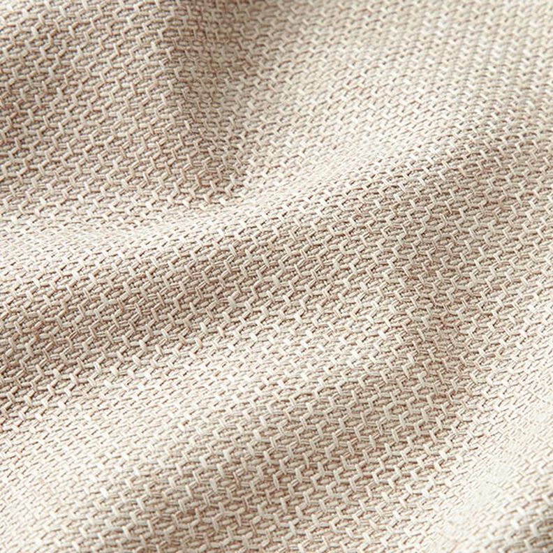 Stoppningstyg Bikakestruktur – ljusbeige, image number 2