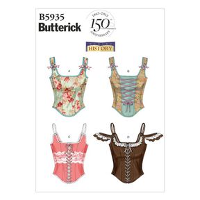 Historisk korsett, Butterick 5935|38 - 46, 