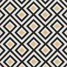 Dekorationstyg Jacquard Artdecoromber – yllevit/guld,  thumbnail number 1