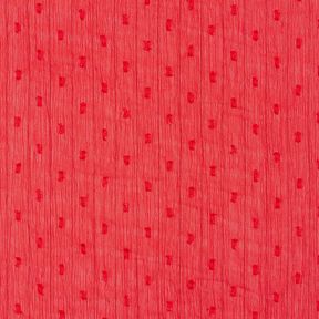 chiffong dobby metallic kritstrecksränder – röd/silvermetallic, 