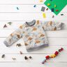 Alpfleece dinosaurier – natur/karamell,  thumbnail number 5