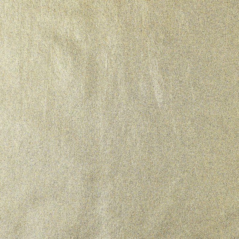 Bomullspoplin foliebehandlade Enfärgat – guldmetallic,  image number 5