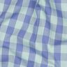 Bomullspoplin Check | Poppy Fabrics – ljus mint/fläder,  thumbnail number 2