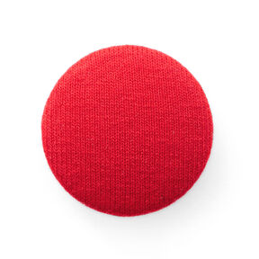 Klädd knapp, Viskosjersey Medium – chiliröd, 