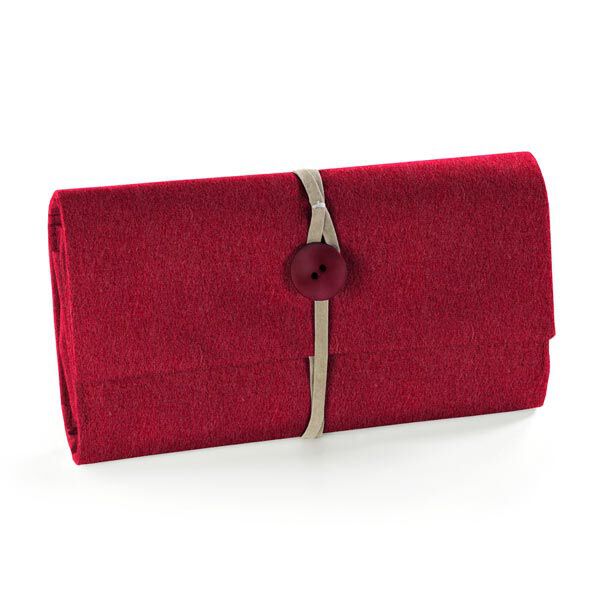 Filt 90cm / 1mm tjockt – bordeauxrött,  image number 4