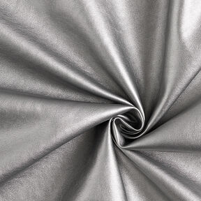 Konstläder Metallic-glans – antique silver metallic, 
