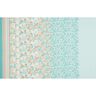 Viskos Voile paisley blommor kantdesign – blå,  thumbnail number 1