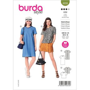 Klänning | Blus | Burda 6039 | 34-44, 