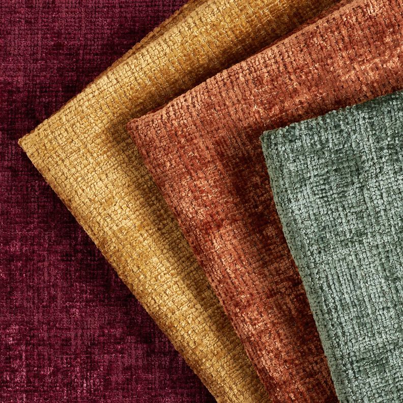 Stoppningstyg Chenille Enfärgat – brons, image number 4