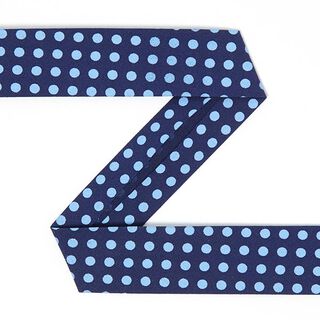 Snedremsa Småprickig (20 mm) 3 – navy, 