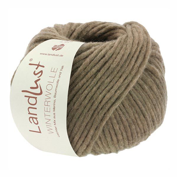 LANDLUST Winterwolle, 50g | Lana Grossa – mörkbeige, image number 1