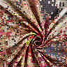 GOTS Bomullsjersey Utspridd mosaik | TCC x LOOKS by Wolfgang Joop – rött/mörkbeige,  thumbnail number 5