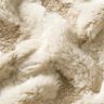 Fuskpäls Bouclétyg romber – sand/natur,  thumbnail number 2