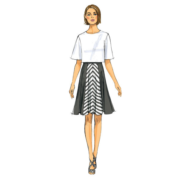 Kjol, Butterick 6179|40 - 48, image number 2
