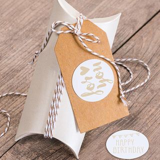 Presentask stor [ 6 styck ] – kräm, 