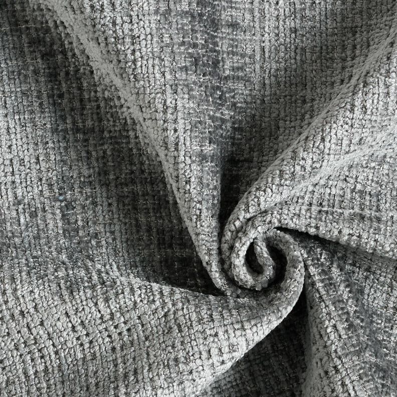 Stoppningstyg Chenille Enfärgat – skiffergrått, image number 1