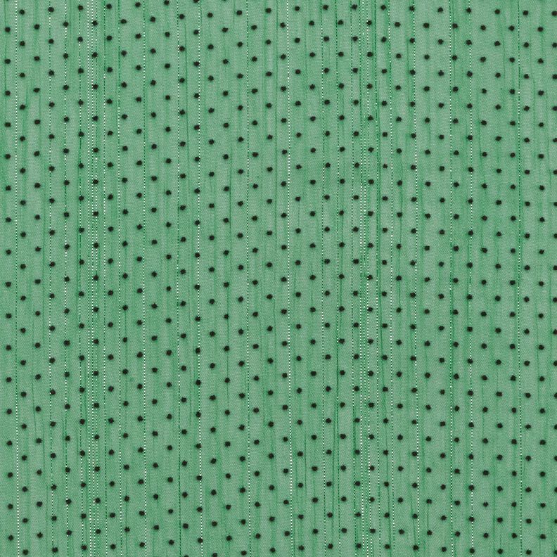 chiffong glitterränder och prickar – grön,  image number 1