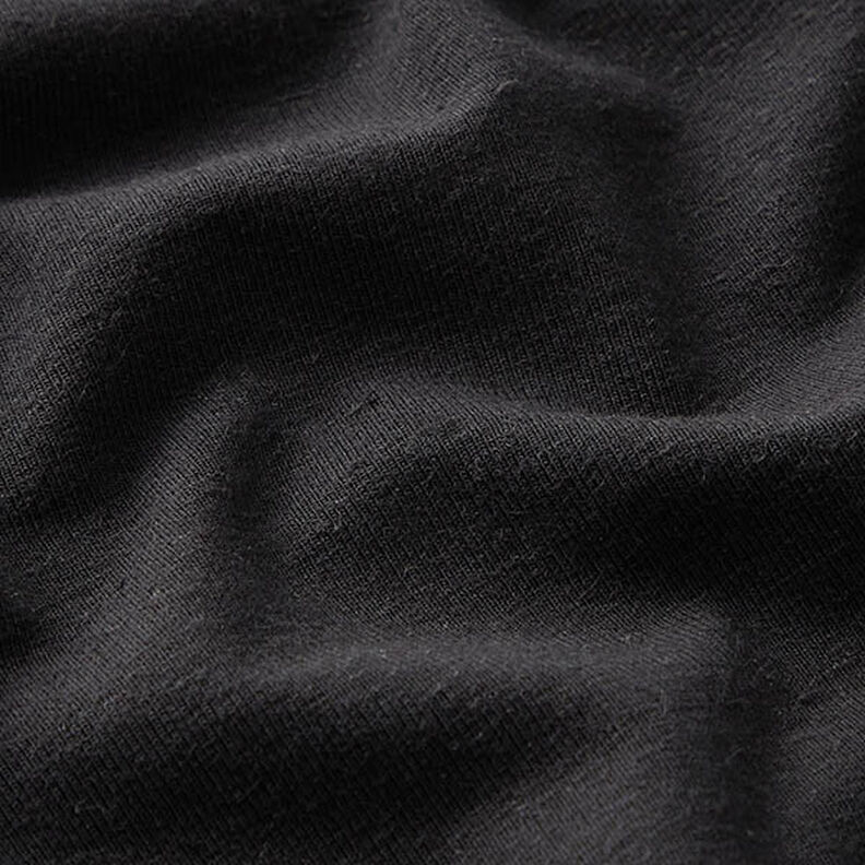 Jersey bomull/linne-mix enfärgad – svart,  image number 2