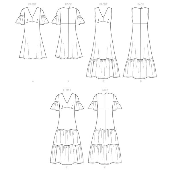 Klänning, Butterick B6678 | 40-48, image number 6