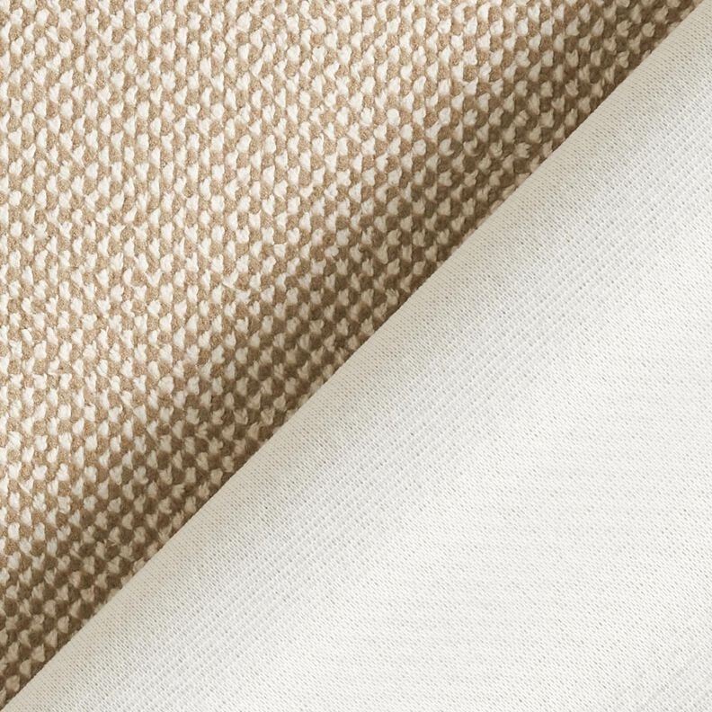Stoppningstyg Melange mjukt – mörkbeige, image number 3