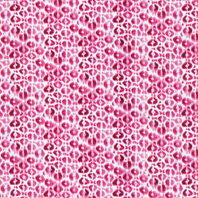 GOTS French Terry Leopardmönster i batik | TCC x LOOKS by Wolfgang Joop – purpur/vit, 