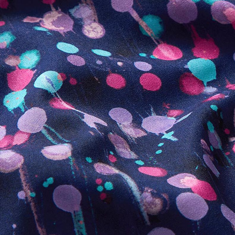 Softshell springande prickar Digitaltryck – marinblått/intensiv rosa,  image number 3