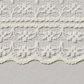 Kantband i voile-spets [48 mm] - naturvit, 