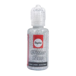 Glitter-Glue  Metallic [ 20 ml ] – silver, 