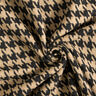 Kapptyg bomullsmix houndstooth-mönster – svart/anemon,  thumbnail number 3