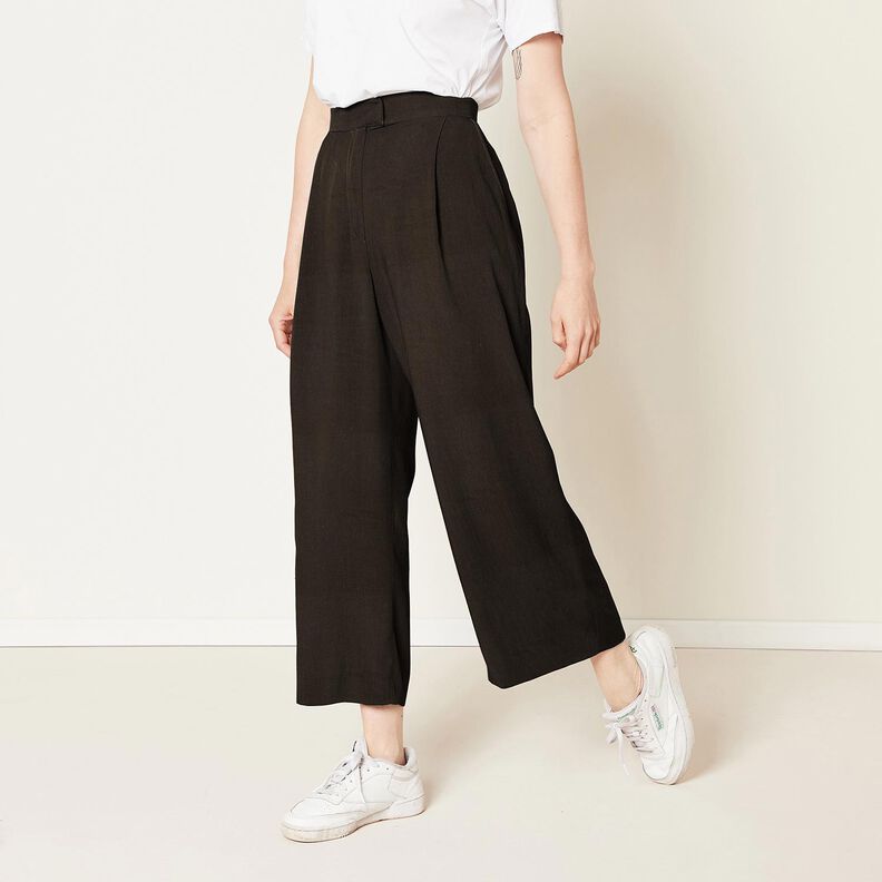 Viskos Stretch Enf&auml;rgat &ndash; svart,  image number 9