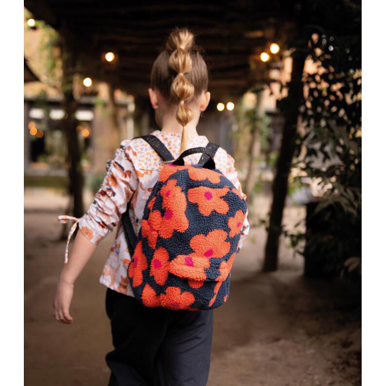 Teddyplysch Blommor | Poppy Fabrics &ndash; lavender/apricot,  image number 5