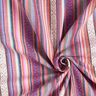 Dekorationstyg Jacquard pastellränder – rosa/lila,  thumbnail number 3