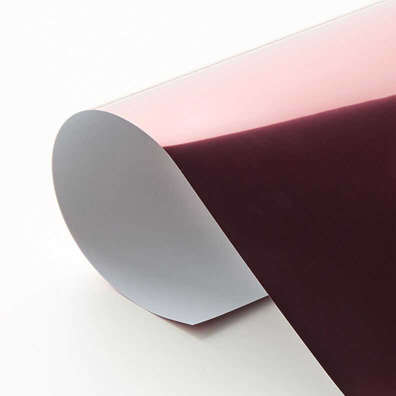 Strykfolie glossy Din A4 – bordeauxrött,  image number 3