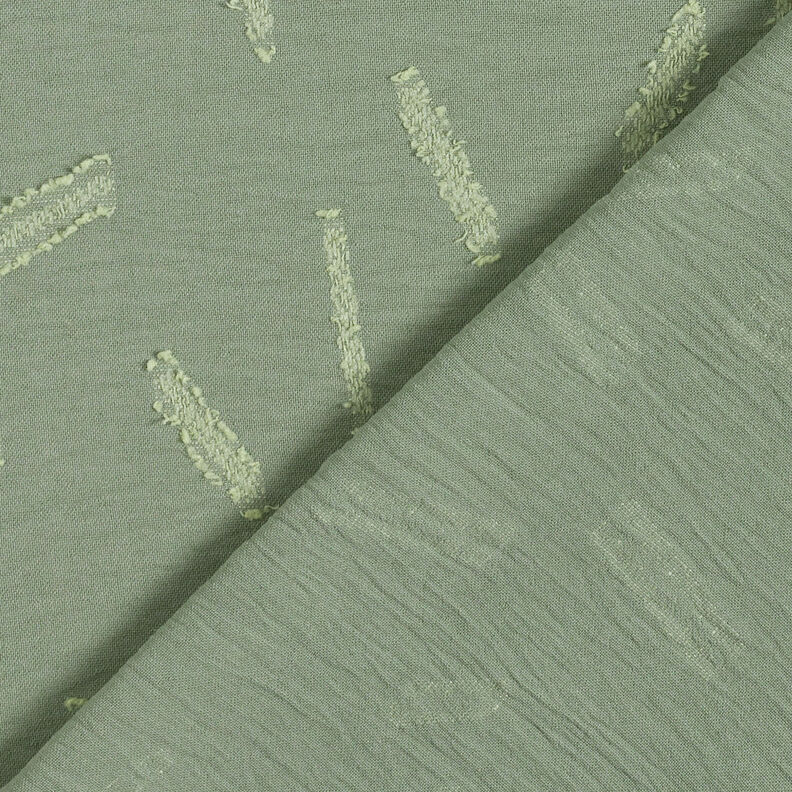 Jacquard dobby ränder – khaki, image number 5