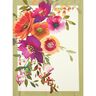 dekorationspanel Kypert (twill) Akvarellblommor – elfenbensvit/bär,  thumbnail number 6
