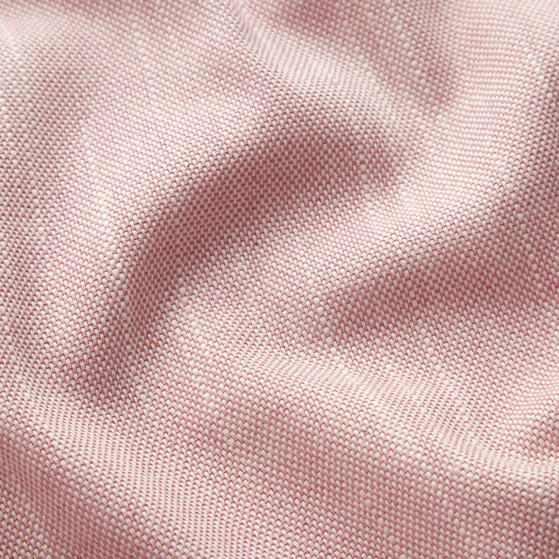 Dekorationstyg Halvpanama tunn struktur – rosa/ljusbeige,  image number 2