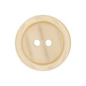 Plastknapp 2-håls Basic - ljusbeige, 