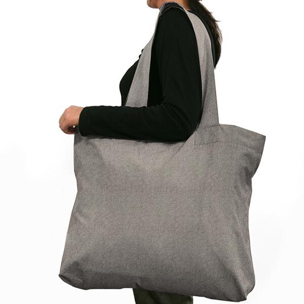 Möbeltyg Jacquard mini punkter – svart, image number 6