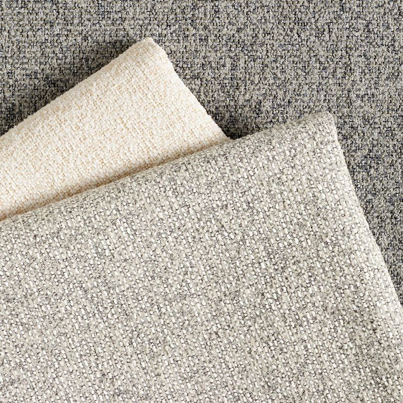 Stoppningstyg färgglatt vävt tyg – yllevit/beige,  image number 4