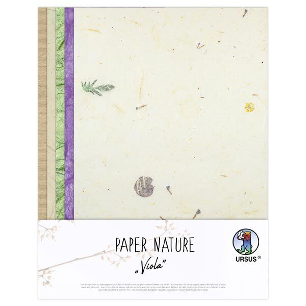 Naturpapper-set  "Paper Nature Viola",  image number 2