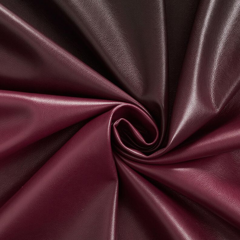 Konstläder Färggradient | Katia Fabrics – svart/bordeauxröd, image number 3