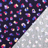 Babymanchester färgglada leopardfläckar | Poppy Fabrics – marinblå,  thumbnail number 4