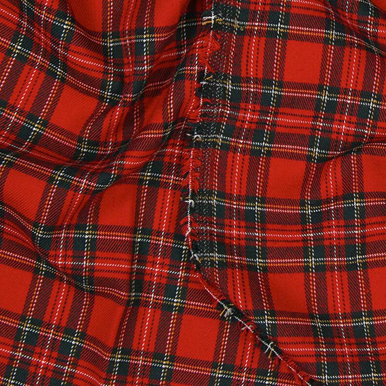 Skotskrutig Tartan Små rutor – rött,  image number 4