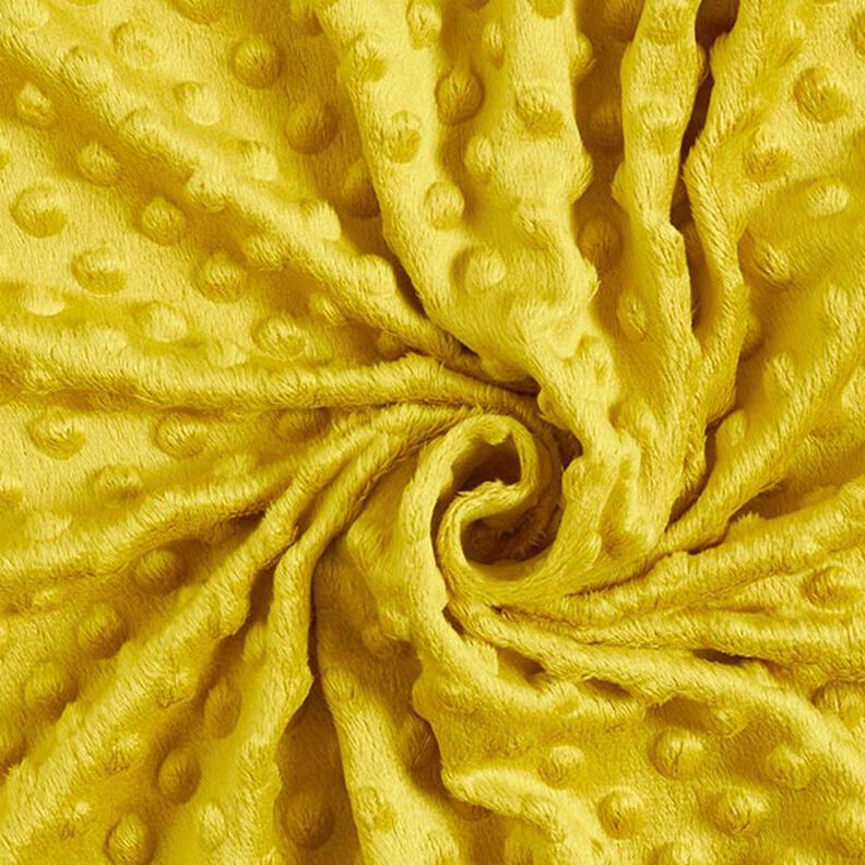 Mysfleece präglade prickar – currygul,  image number 3