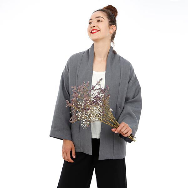 FRAU SINA - kimonojacka med sneda fickor, Studio Schnittreif  | XS -  XXL,  image number 9