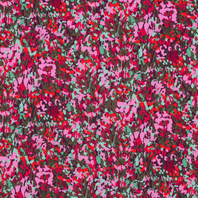 LENZING™ ECOVERO™ viskostyg  Colorful Garden Digitaltryck | Nerida Hansen – plommon/chiliröd, 