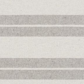 Dekorationstyg canvas återvunnet Blandade ränder – grått, 