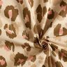 Bomullspoplin Leopardmönster – mandel/gammalt rosa,  thumbnail number 3